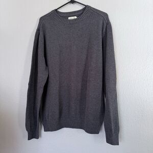 ST John's Bay Charcoal Heather Sweater Size Large Men's Gray NEW with TAGS